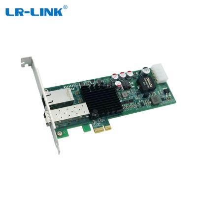 China Server LR-LINK LRES4004TF-PoE PCIe x1 Gigabit 1*RJ45 and 1*SFP Hybrid POE Card for sale