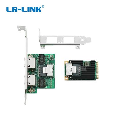 China LRES2202PT Intel I350 mini server chipset port rj45 adapter gigabit pci-e network controller card for sale