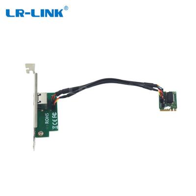 China LR-LINK Brand LRES2210PT M.2 A+E Key 1*RJ45 M.2 10/100/1000Mbps 1G Copper Ethernet Desktop Network Card for sale