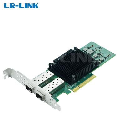 China LR-LINK PCIe v4.0 x8 Dual Ports 2x SFP28 25Gbps High Speed ​​Fiber Intel E810 Wired Ethernet Network Card Adapter For Server Support RDMA for sale