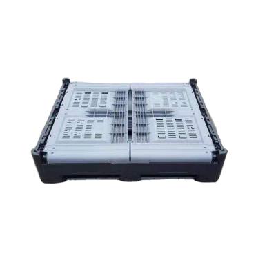 China Plastic Folable Industry Pallet Box Lots Large Storage Containers for sale