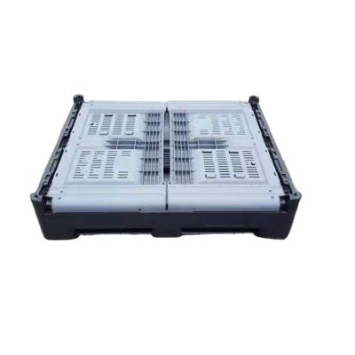 China Folable Stackable Collapsible Plastic Pallet Boxes Pallet Crates for sale