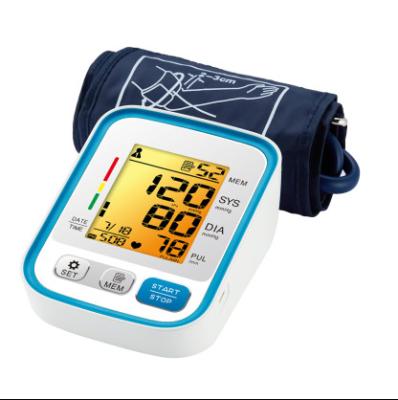 China Digital Upper Arm/Wrist Electronic Blood Pressure Monitor Medical Automatic BP Machine for sale