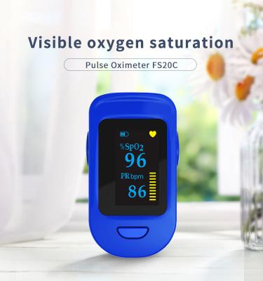 China Plastic Oxygen Level Finger Tester PR SpO2 Oxygen Level Finger Reader for sale