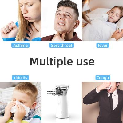 China Silent White Handheld Portable Nebulizer For Adults Electric Nebulizer Machine for sale