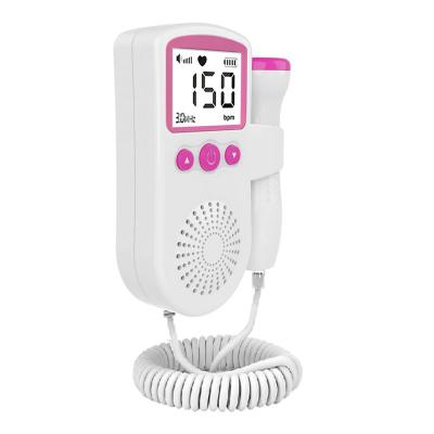 China LCD Display Fetal Heart Rate Detector Doppler Heartbeat Detector For Pregnancy for sale