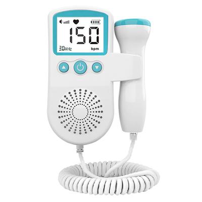 China Detector de pulso fetal Doppler,Hospital hogar Tecnología de monitoreo del latido cardíaco fetal Doppler para atención prenatal en venta