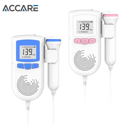 China Gravidez Doppler Heartbeat Monitor, Ultrassonografia Plástica Feto Doppler Monitor Alivia a Ansiedade dos Pais à venda