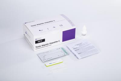 China Draagbare medische diagnostische testkits voor snelle opsporing Hepatitis C HCV Rapid Test Kit Te koop