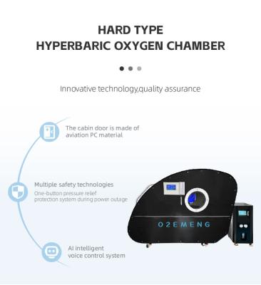 China 2.0ATA Hard Type Hyperbaric Oxygen Chamber for Medical Grade Oxygen Therapy Equipment Hyperbaric Oxygen Therapy Function for sale