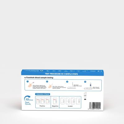 China Disposable Infectious Disease Rapid Test Kits for Malaria Pf/Pan Antigen Detection at Point of Care for sale