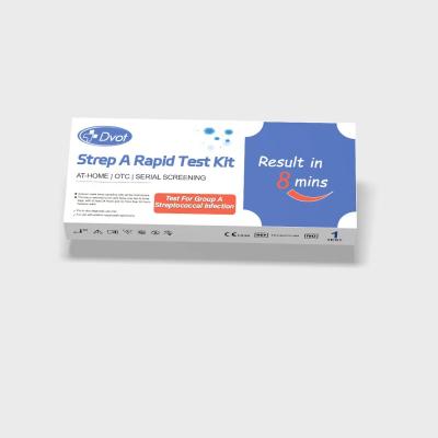 China Strep A Rapid Test Kit，98% Accuracy Disposable Home Antigen Rapid Test Kit - CE\ISO Certified for sale