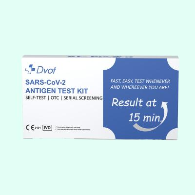 China Rapid SARS-Cov-2  Antigen Diagnostic Test Kits For Personal Testing for sale