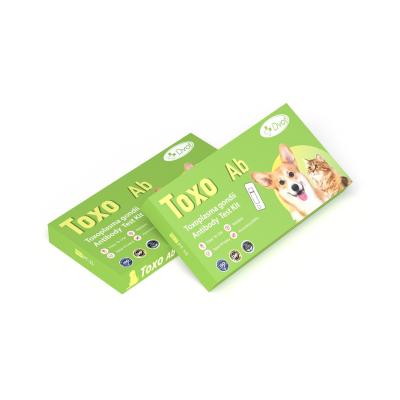 China Disposable TOXO Ab Test Kit for Canine Feline Accurate and Fast Pet Diagnostic Tool for sale