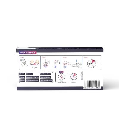 China 9 IN1 Multiplex Respiratory Home Test Kit Antigen Rapid Test for Bunch Order Requirement for sale