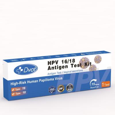 China 18 maanden geldig HPV-antigeen Rapid Test Kit voor Human Papillomavirus Bewaard bij 2C-30C Te koop