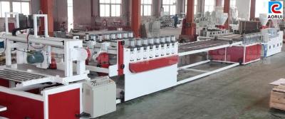 China PVC Wood Plastic Decoration Foamed Plate Machine , PVC Foam Board Machine For Toilet for sale