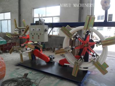 China High Speed Plastic Pipe Extrusion Line , Carbon Spiral Reinforcing HDPE Pipe Extrusion Line for sale