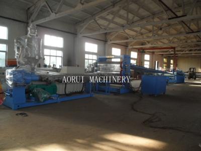 China PE PP Wood Plastic Composite Board Extrusion Line , Wood Composite Board Making Machine for sale