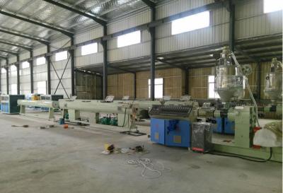 China PE Plastic Extrusion Line , Plastic PE PPR Cool And Hot Water Pipe Making Machine for sale