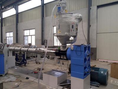 China Low Noise Plastic Pipe Extrusion Line / PP PPR Water Pipe Single Screw Extruder Machine for sale