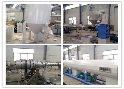 China Single Screw PE Pipe Production Line , PE Cool and Hot Wter Pipe Making Machine for sale