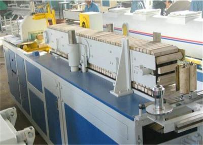 China PVC Skirting Board Extrusion Machine , Profile Production Line / Plastic Profiel Extruder for sale