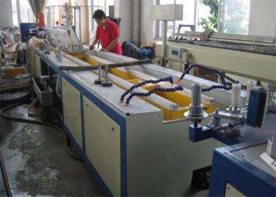 China PP PE PS  Plastic Profile Extrusion Line , Outdoor Profile Making Machine For Decking for sale