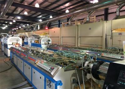 China High Speed PP PE PVC Plastic Profile Extrusion Line PVC PE Plastic Profile Extruder for sale