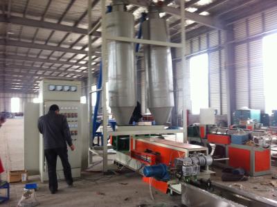 China Fully Automatic PET Strapping Band Machine , PP PET Single Screw Strap Banding Production Line for sale