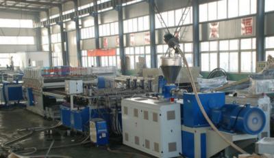 China Twin Screw Plastic PVC WPC Board Extrusion Line , PVC WPC Foam Board Production Line for sale