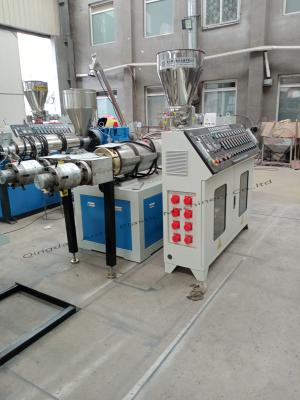 China 50-200mm Pvc Pipe Extrusion Line Customizable Total Power Two Screw Number for sale