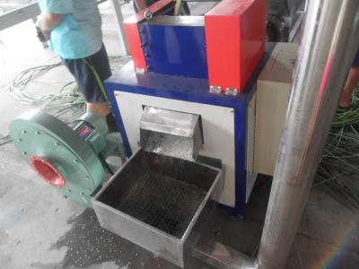 China PP / PE  Brace Recycled Plastic Granules Machine , Film / Bottle Flakes Pelletizer Extruder for sale