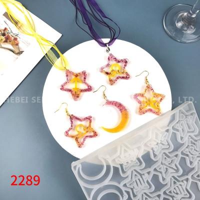 China Viable Promotion 12 Constellation Handmade Silicone Pendant Mold Necklace Pendant Epoxy Resin Earring Molds for sale