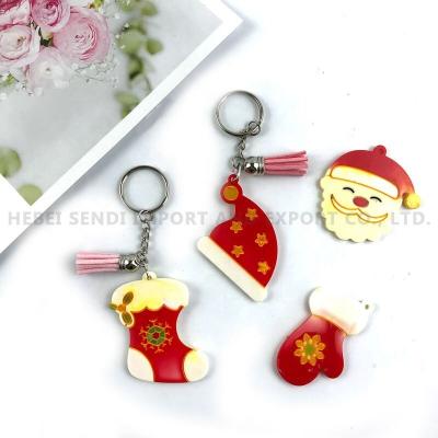 China Good Viable Sale Wholesale Christmas Series Snowman Earrings Mold Resin Mold DIY Epoxy Silicone Mold For Resin Art for sale