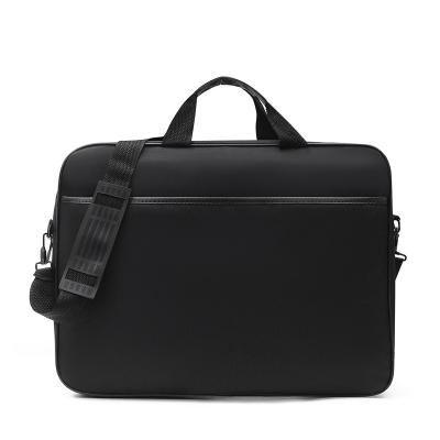 China New Multifunctional Hot Selling Black Nylon Tote Large Capacity Diagonal Computer Bag Office Bag for sale