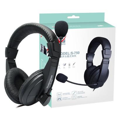 China Wholesale Classic Cheap Headband Headsets 750 Gaming Earphones 3.5mm Model Jack For PS4 for sale