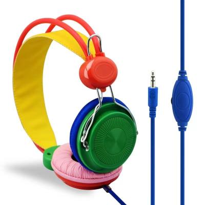 China Wholesale Headband Brands Double Earphone Headphones Kids Adjustable Cable Headsets for sale