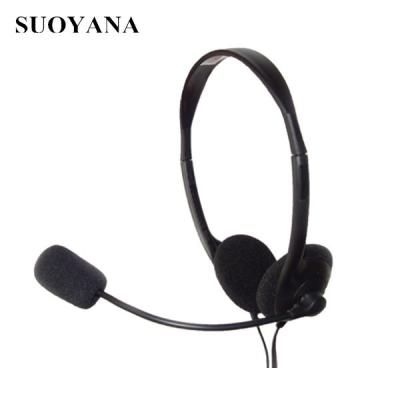 China Lightweight Headband Computer OEM Promotion USB Earphones Headband Stereo Headset with USB Connetor for sale