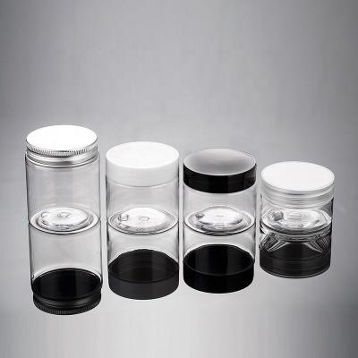 China 50ml 100ml 250ml 500ml 1000ml 8oz small food canister eco-friendly plastic jars with screw cap lids for sale