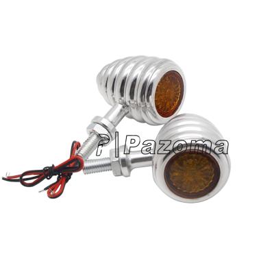 China High Quality Super Bright Durable Metal Motorbike Turn Signal Light Low Power Motorcycle Light for sale