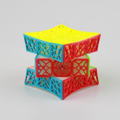 China Toy QiYi Speed ​​Cube Concave Puzzle Of 3x3 Stickerless DNA Educational Cube For Kids for sale