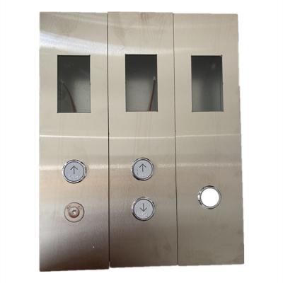 China Contemporary Hop Bevel Cop Elevator Push Button Panel , Elevator Panel for sale