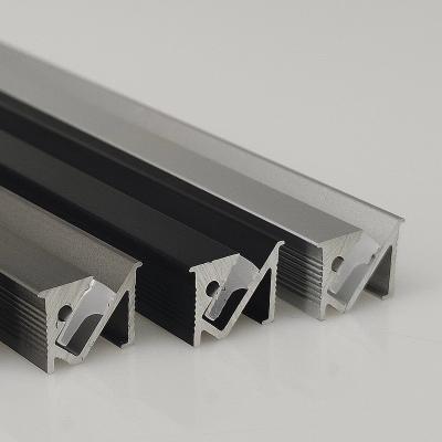 China Modern 12*10mm silicon aluminum profile LED cabinet light strip embedded hidden closet panel design for sale