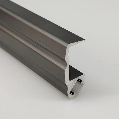 China Modern Factory direct aluminum profile 18mm three-dimensional no slot laminate wood cabinet aluminum profile light for sale