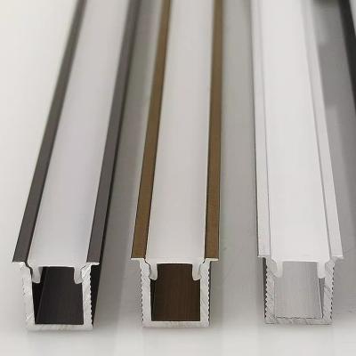 China Modern Cabinet lighting profiles glow 7.8*9.4 diode extruded channel aluminum profiles Embedded LED aluminum profiles for sale