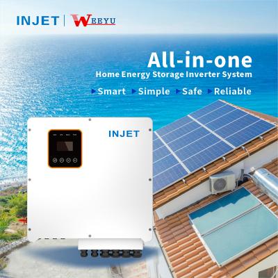 China Most Home Solar Energy Storage System 8kw 10 kw 12kw hybrid solar inverter 2 mppts solar on grid inverter for sale