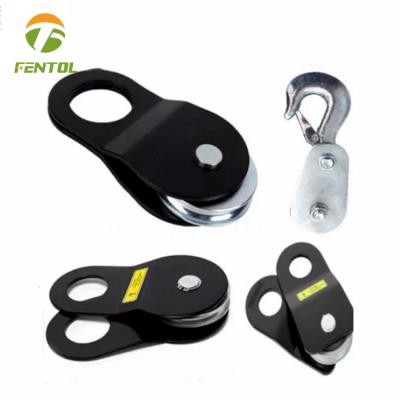 China Lifting and Connecting Heavy Duty Winch Snatch Block Pulley Off Road 4x4 Recovery 4 8 10 Ton for sale