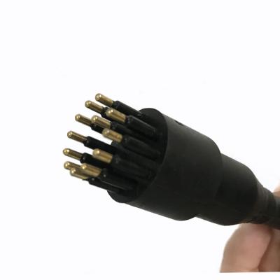 China 0.6m Cable Length Deep Sea Diving Equipment Use UNDERWATER Male Connector MCIL12M 12 Cores for sale