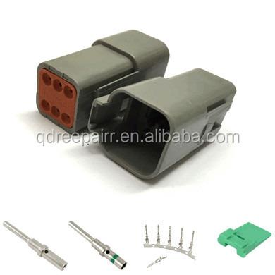 China Deutsch DT04-6P Automotive Plastic Connectors DT Series Replacement for sale